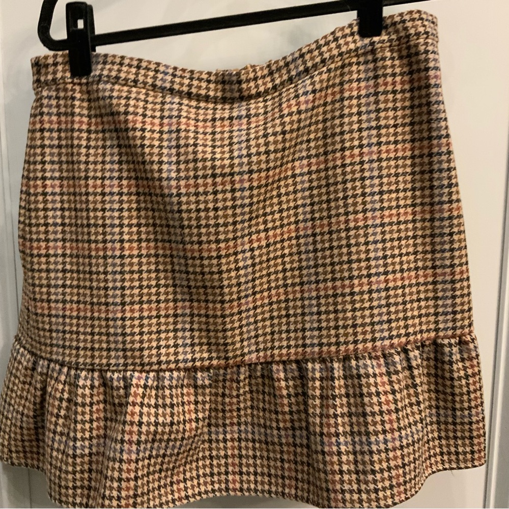 Pretty wool tweed skirt by JCrew’s Mercantile collection